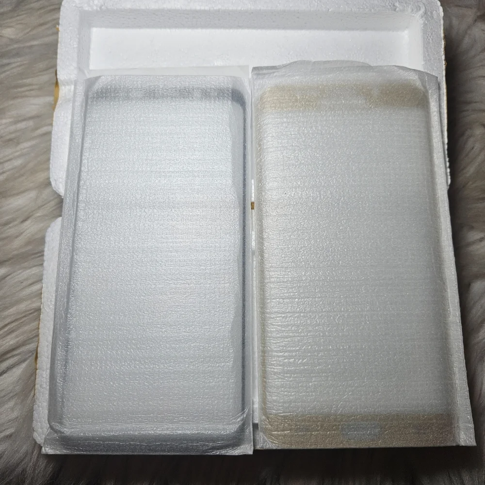 Samsung Galaxy S6 Edge+ Tempered Glass Screen Protector Set | Black & Gold | New